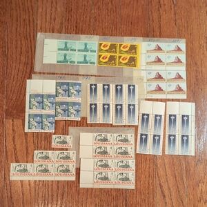Vintage USPS 4 Cent Stamp Bundle 54 Stamps